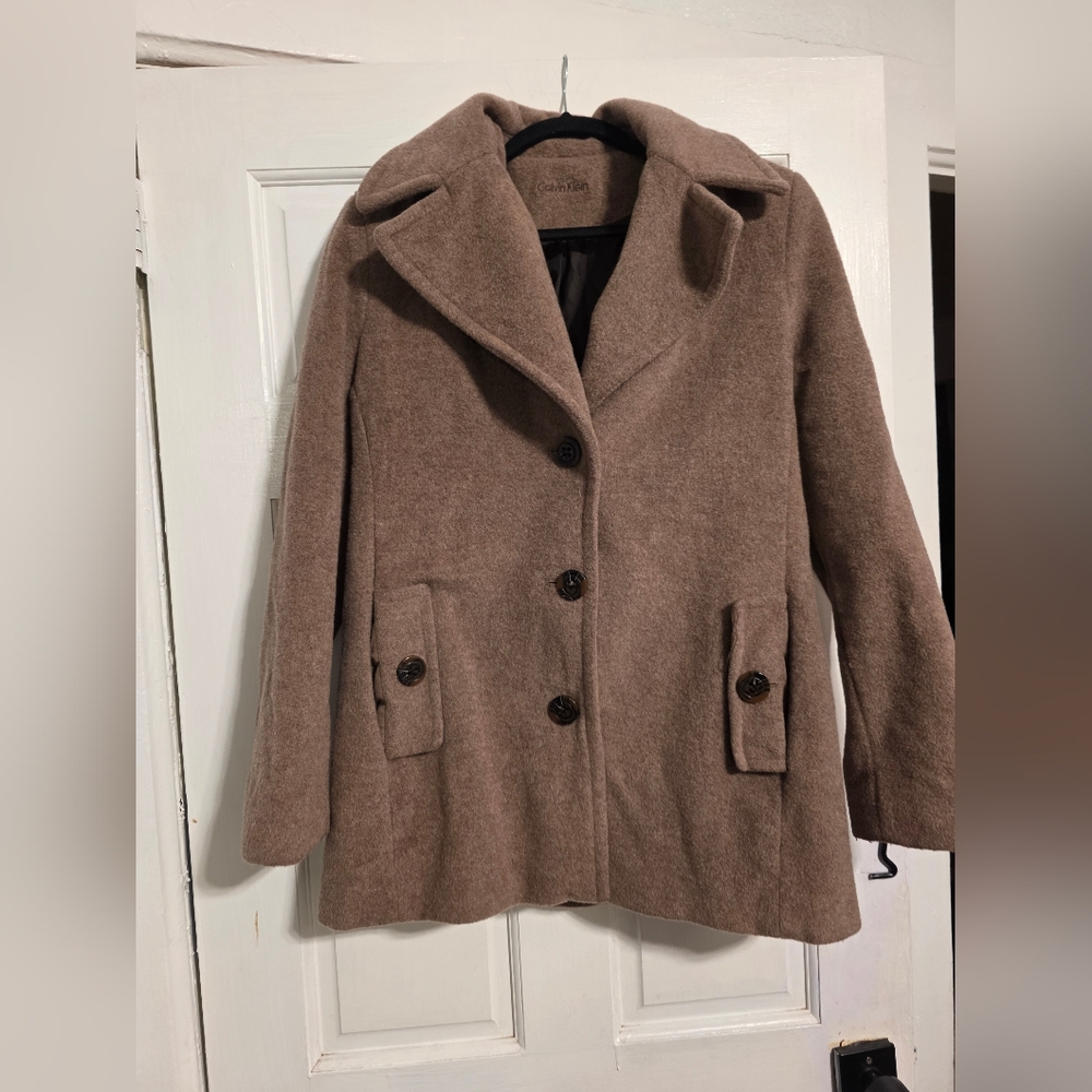 Calvin Klein Coat Jacket Women’s Peacoat Size M